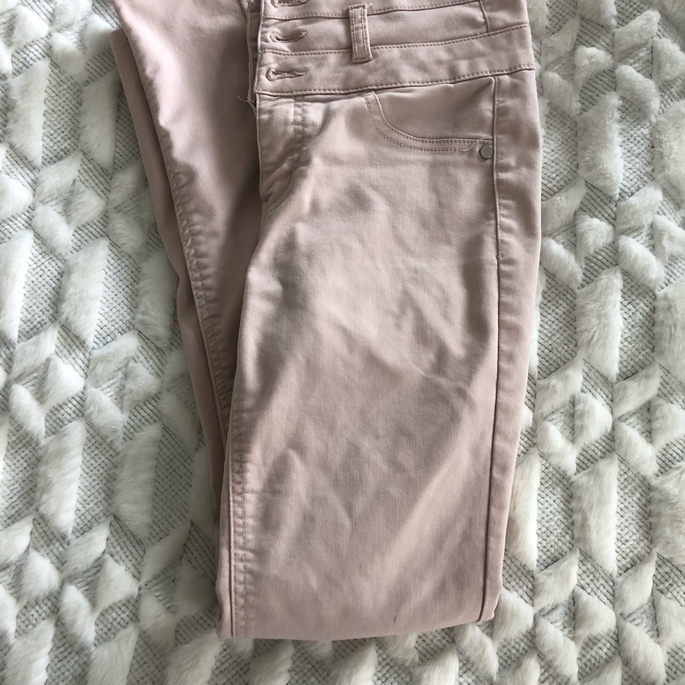 Blush straight leg pants